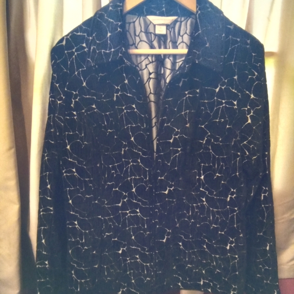 Christopher and Banks velvet dress jacket